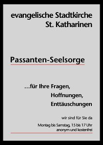 Seelsorge für Passanten