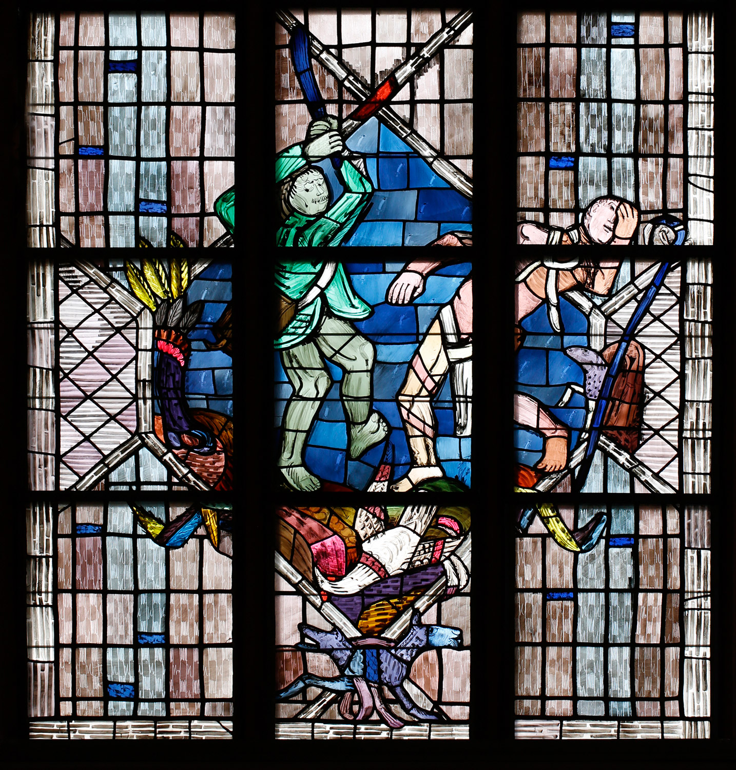 The “Cain and Abel” window, detail