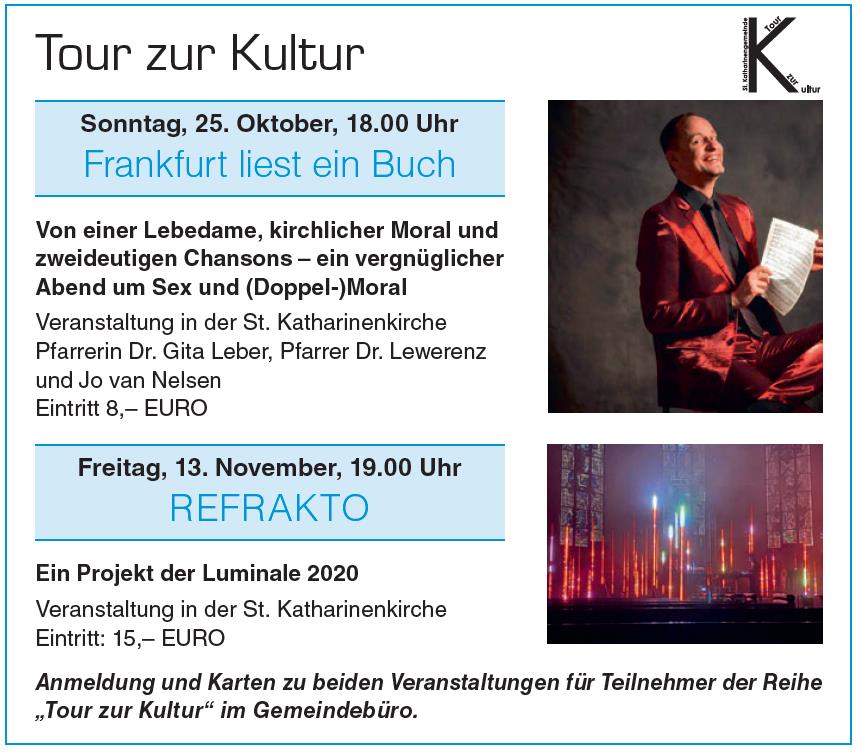 Veranstaltungen 2 Halbjahr 2020 St Katharinen Gemeinde Frankfurt Am Main